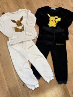 ポケモン フリースパジャマ 上下セット 130cm