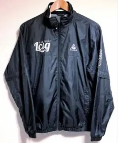 ルコックスポルティフ ゴルフ ウインドブレーカー ナイロンJK 黒 2WAY