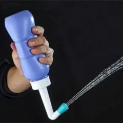 携帯ウォシュレット　手動　450ml　旅先　介護　キャンプ　災害時に　おしり洗浄
