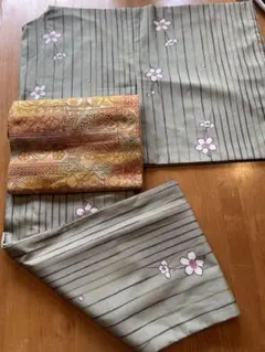 お花見にいかがでしょう KANSAIのモダン着物袷のサムネイル