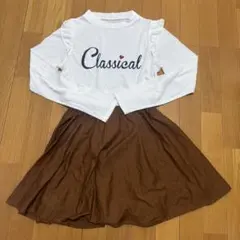 イングファースト　INGNI FIRST レイヤード　ワンピース　160 フリル