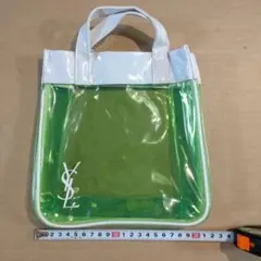 【¥300スタート】 イヴサンローラン 透明トートバッグのサムネイル