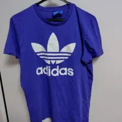 adidas Originals トレフォイル Tシャツ パープルのサムネイル