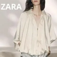 ZARA Collection【新品】アイボリー バルーンスリーブ ジャケット
