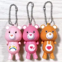 【レア❗️3点セット】ケアベア マスコット キーホルダー
