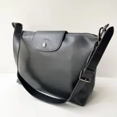 ロンシャン ル プリアージュ レザー ホーボー ショルダーバッグ 新品保管