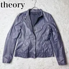 セオリー　theory レザー　ジャケット　カウレザー　　短丈　ライダース