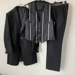 1回使用のみ】ネイビー タキシードジャケット ベスト付きワタベ 