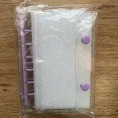 格安 A7 シール帳 紫 パープル クリアバインダー 推し活