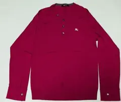 【Burberry Black Label】 ヘンリーネック セーター Mサイズ