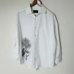 LANVIN Collection フラワーグラフィック ドレスシャツ 48のサムネイル