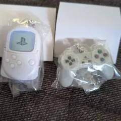 プレステ　プレイステーション　ミニチュアチャーム　コントローラー