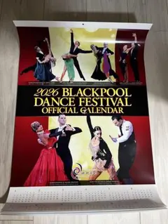 社交ダンスカレンダー　2026年ブラックプールダンスフェスティバル　限定品
