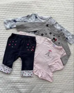 ミキハウス・ダブルビー/80サイズ⭐︎4枚セット