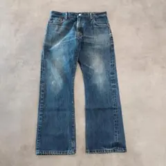 リーバイス517 Levis W34 フレア ブーツ 青 古着 ヒゲ 21412 - メルカリ