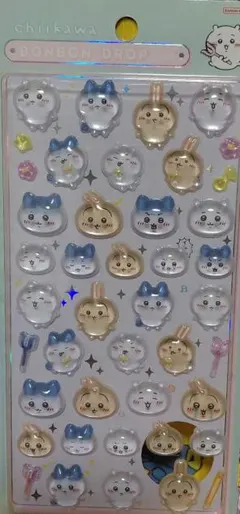 n*a様 ボンボンドロップシール　ちいかわ　ハチワレ　うさぎ