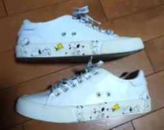 ZARA スヌーピー プリント ホワイトスニーカー 23cm