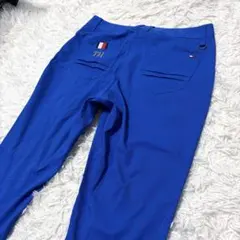 トミーヒルフィガー ゴルフ パンツ 青 ウェア 薄手 ストレッチ ブルー ロゴのサムネイル