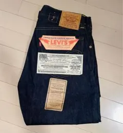 超希少　デッドストック バレンシア製 501XXリーバイス LVC 1955 リーバイス501 XX アメリカ製 デッドストック バレンシア 555 赤