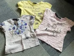 BeBe べべ　 Tシャツ　トップス3枚セット