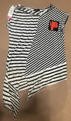 DIESEL アシンメトリー半袖Tシャツ XSサイズ