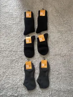 ユニクロ　メンズ　ヒートテックソックス　25-27cm 6足セット