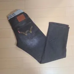 EDWIN　レギュラーフィットブラックデニム160 タグなし未使用