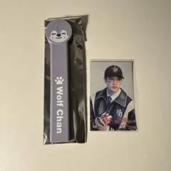 スキズ　バンチャン　WolfChan ウルフチャン　うちわグリップ　ステッカー