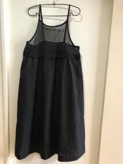 新品未使用　サマンサモスモスxゆべし　ブラックキャミロングワンピース