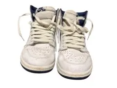 Nike Air Jordan 1 ホワイト/メタリックブルー ハイカット