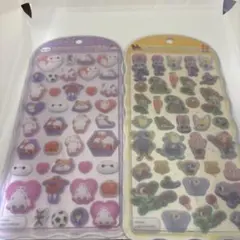 ベイマックス&ズートピアコットンパフィーシール２枚セット