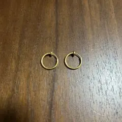 フープイヤリング　ゴールド