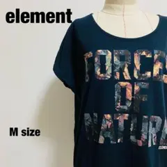 エレメント element Tシャツ カットソー ネイビー Mサイズ 860