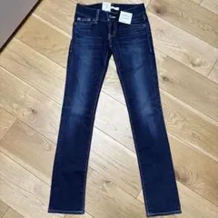 MOUSSY スキニーデニム 24 パウダーデニム