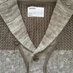 【大幅値下げ！】INHERIT ニットカーディガン グレー Lサイズ