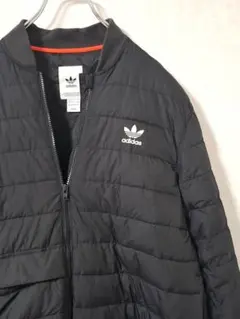 【美品】adidas SST 中綿ジャケット L 黒 短丈バルーン可ドローコード