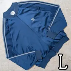 超希少⭐アディダス80sUSA製ATPヴィンテージトラックジャケットくすみブルー