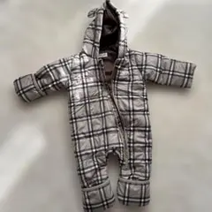【ベビーザらス限定】POLO Babyチェック柄 中綿ジャンプスーツ70cm