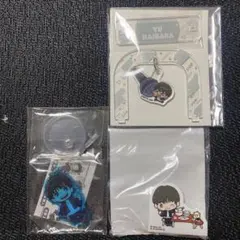 呪術廻戦　灰原雄　サンリオ　クリップ　まねきねこ　ゆらゆらアクリルキーホルダー