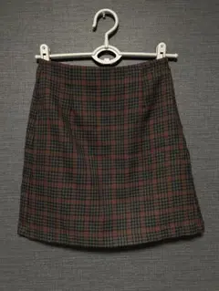 GU チェック柄 タイトスカート S