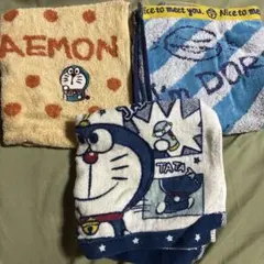 ドラえもん フェイスタオル 3枚セット