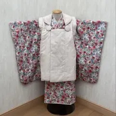 604ag68□七五三 三歳 女児 着物&被布 金彩 玉手箱□状態良好 - メルカリ