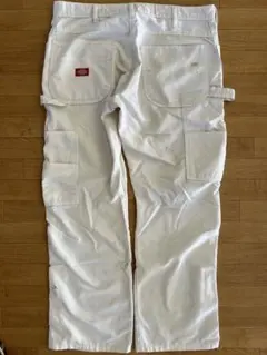 【雰囲気◎】34×30 Dickies ディッキーズ ホワイト ペインターパンツ
