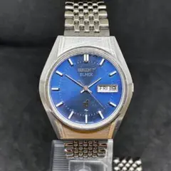 希少 SEIKO ロードマチック 自動巻き デイデイト 23石 ブルー文字盤
