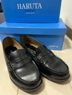 HARUTAハルタ黒 ローファー23㎝2E③