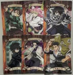 鬼滅の刃　ミニ クリアファイル A6サイズ （ポスカサイズ）　6枚セット