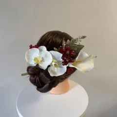 アーティシャルフラワー造花のヘッドパーツ｜結婚式・卒業式・前撮り・和装にも