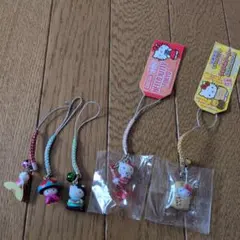 ご当地キティ 根付けストラップ 5個セット