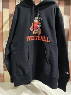 champion フーデッドスウェットシャツ C3-A131 BLK L