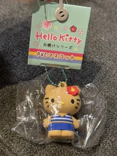 日焼けキティ ♡ PVCキーホルダー 水着デザイン